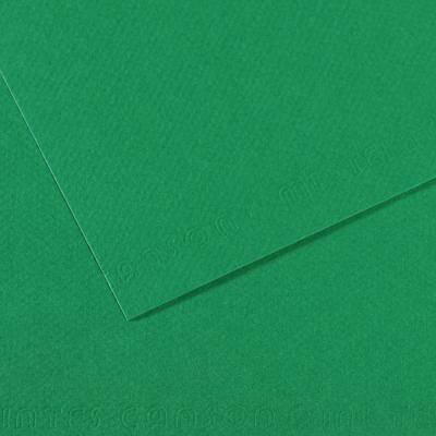 Canson Mi-Teintes Dokulu Fon Kartonu 50x65 cm. 25'li Paket 575 Brilliard Green - 1