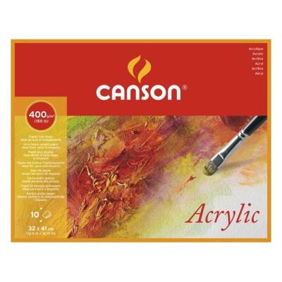 Canson Montval Akrilik Blok 400 gr. 32x41 cm. 10 Sayfa - 1