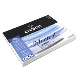 Canson Montval Maxi Pack Suluboya Blok 200 gr. 100 Sayfa 32x41 cm. - 1