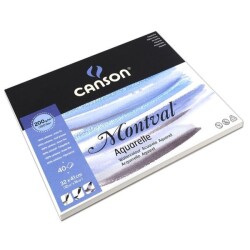 Canson Montval Suluboya Blok 200 gr. 40 Sayfa 32x41 cm. - 1