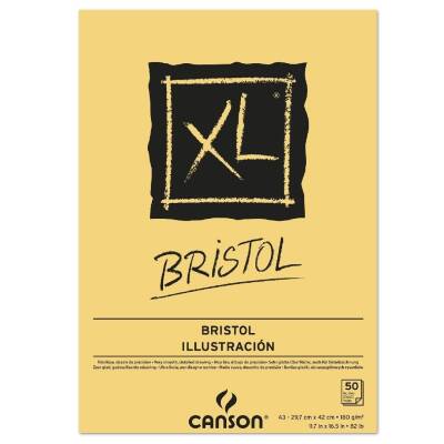 Canson XL Bristol Defter Blok 180 gr. A3 50 Sayfa - 1