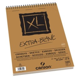 Canson XL Ekstra Beyaz Eskiz Defteri 90 gr. A3 120 Sayfa - 1