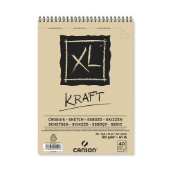 Canson XL Kraft Eskiz Defteri 90 gr. A5 40 Sayfa - 1