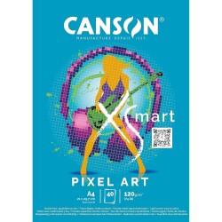 Canson Xsmart Pixel Art Çizim Defteri A4 120 gr 40 yp - 1