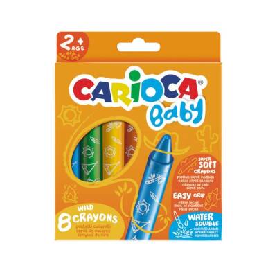 Carioca Baby Wild Crayons Pastel Boya 8 Renk 2+ Yaş - 1