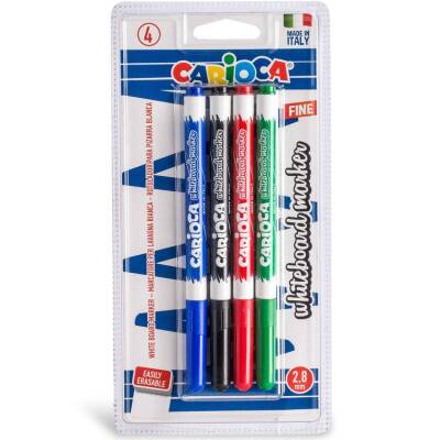 Carioca Beyaz Tahta Kalemi 2.8 mm 4 Renk - 1