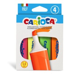 Carioca Fosforlu İşaretleme Kalemi 4 Renk (Memolight) - 1