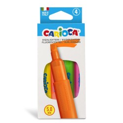 Carioca Fosforlu İşaretleme Kalemi 4 Renk (Memory) - 1
