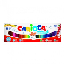 Carioca Joy Süper Yıkanabilir Keçeli Boya Kalemi 48'li (1/2 Metre) - 1