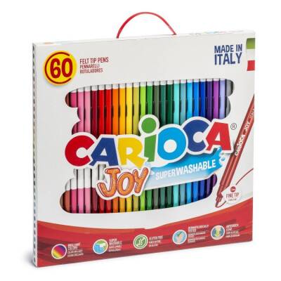 Carioca Joy Süper Yıkanabilir Keçeli Boya Kalemi 60 Renk - 1
