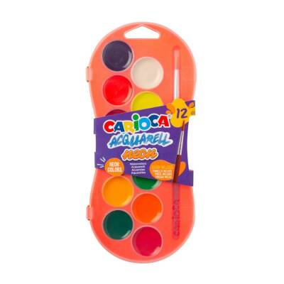 Carioca Neon Sulu Boya 30 mm 12 Renk - 1