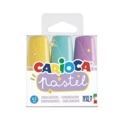 Carioca Pastel Mini İşaretleme Kalemi 3 Renk - 1