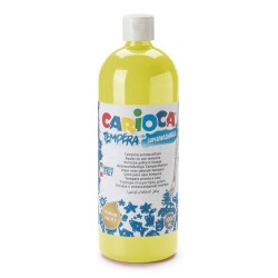 Carioca Tempera Yıkanabilir Poster Boya 1000 ml. AÇIK SARI - 1