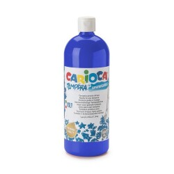 Carioca Tempera Yıkanabilir Poster Boya 1000 ml. KOYU MAVİ - 1