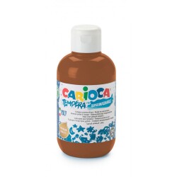 Carioca Tempera Yıkanabilir Poster Boya 250 ml. Kahverengi - 1