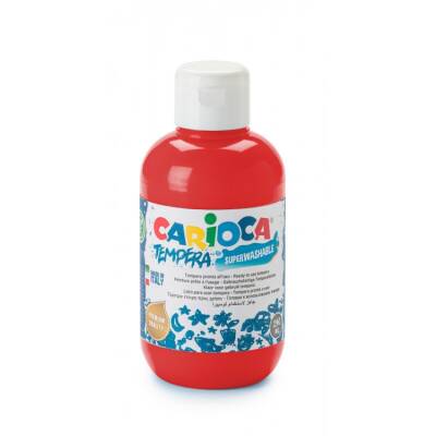 Carioca Tempera Yıkanabilir Poster Boya 250 ml. Kırmızı - 1