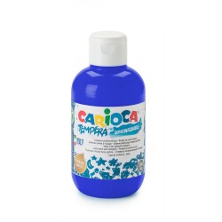 Carioca Tempera Yıkanabilir Poster Boya 250 ml. Koyu Mavi - 1