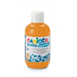 Carioca Tempera Yıkanabilir Poster Boya 250 ml. Turuncu - 1