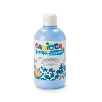 Carioca Tempera Yıkanabilir Poster Boya 500 ml. AÇIK MAVİ - 1