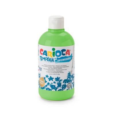 Carioca Tempera Yıkanabilir Poster Boya 500 ml. AÇIK YEŞİL - 1