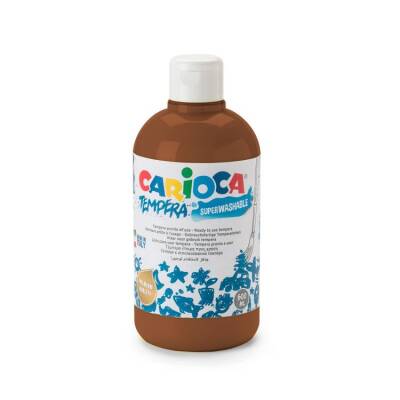 Carioca Tempera Yıkanabilir Poster Boya 500 ml. KAHVERENGİ - 1