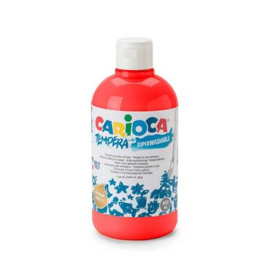 Carioca Tempera Yıkanabilir Poster Boya 500 ml. KIRMIZI - 1