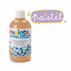 Carioca Tempera Yıkanabilir Poster Boya 500 ml. PASTEL TURUNCU - 1