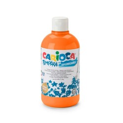 Carioca Tempera Yıkanabilir Poster Boya 500 ml. TURUNCU - 1