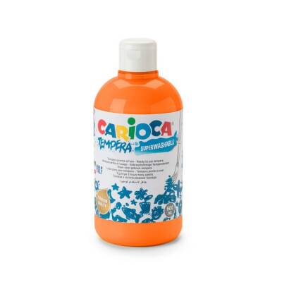 Carioca Tempera Yıkanabilir Poster Boya 500 ml. TURUNCU - 1