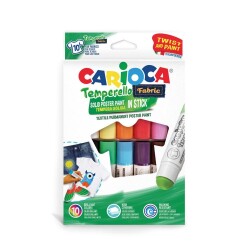 Carioca Temperello Fabric Stick Kumaş Boyama Kalemi 10 Renk - 1