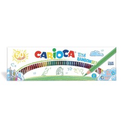 Carioca Tita Kuru Boya Kalemi 50 Renk Gökkuşağı Seti - 1