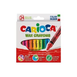 Carioca Wax Crayons Yıkanabilir Pastel Boya Kalemi 24'lü - 1