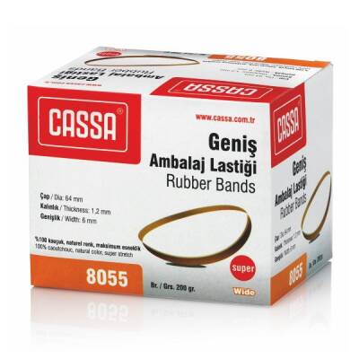 CASSA % 100 Kauçuk Ambalaj Lastiği 200 Gr. Geniş - 1