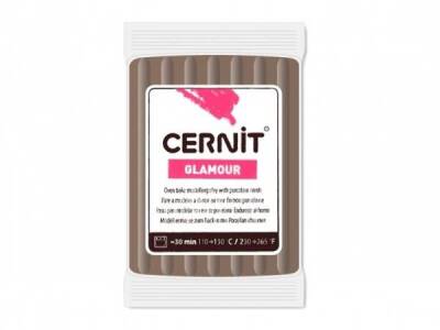 Cernit Glamour (Metalik) Polimer Kil 56 gr 058 Bronze - 1