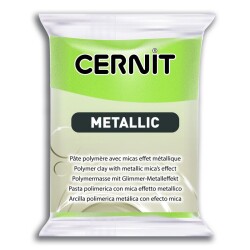 Cernit Metallic Polimer Kil 56 gr 051 GREEN GOLD - 1