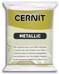 Cernit Metallic Polimer Kil 56 gr 055 ANTIQUE GOLD - 1