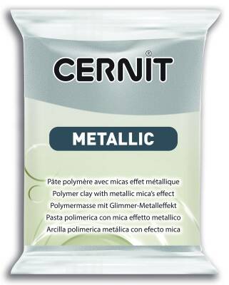 Cernit Metallic Polimer Kil 56 gr 080 SILVER - 1