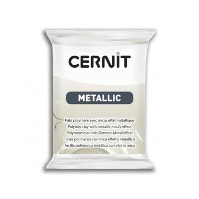 Cernit Metallic Polimer Kil 56 gr 085 Pearl White - 1