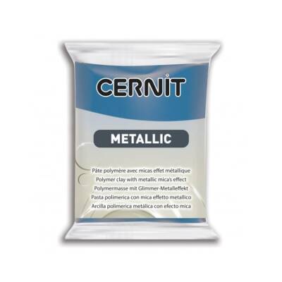 Cernit Metallic Polimer Kil 56 gr 200 Blue - 1