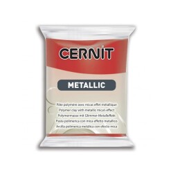 Cernit Metallic Polimer Kil 56 gr 400 Red - 1