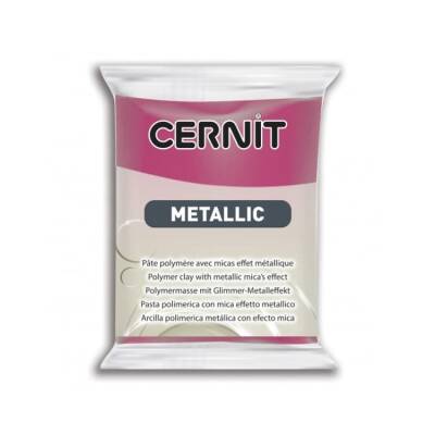 Cernit Metallic Polimer Kil 56 gr 460 Magenta - 1
