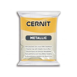 Cernit Metallic Polimer Kil 56 gr 700 Yellow - 1