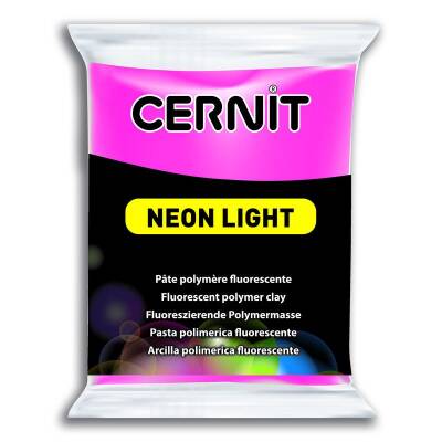 Cernit Neon Light (Fosforlu) Polimer Kil 56 gr 400 Red - 1