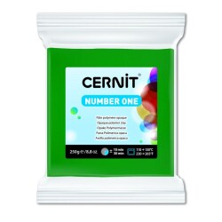 Cernit Number One Polimer Kil 250 gr 600 GREEN - 1