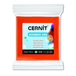 Cernit Number One Polimer Kil 250 gr 752 ORANGE - 1