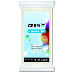 Cernit Number One Polimer Kil 500 gr 027 WHITE OPAQUE - 1