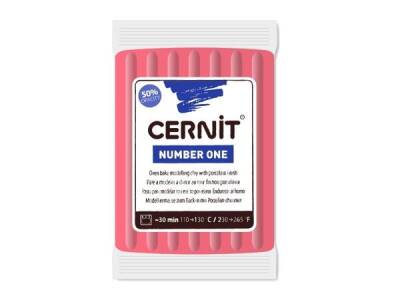 Cernit Number One Polimer Kil 56 gr 400 Red - 1