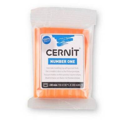 Cernit Number One Polimer Kil 56 gr 754 Coral - 1