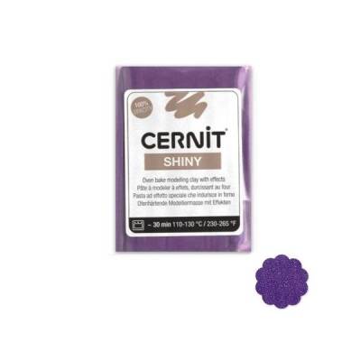 Cernit Shiny (Pırıltılı) Polimer Kil 56 gr 900 Violet - 1