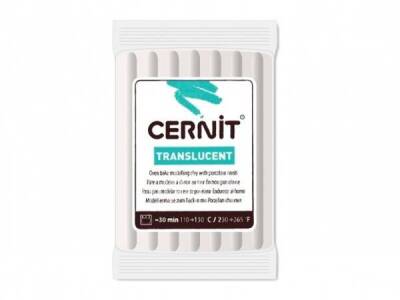 Cernit Translucent (Transparan) Polimer Kil 56 gr 005 White - 1